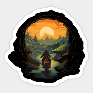 biker in the shire Sticker